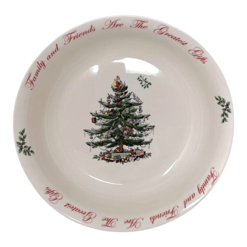 Spode Christmas Tree 2015 Annual Large Serving Bowl Limited Edition 10"